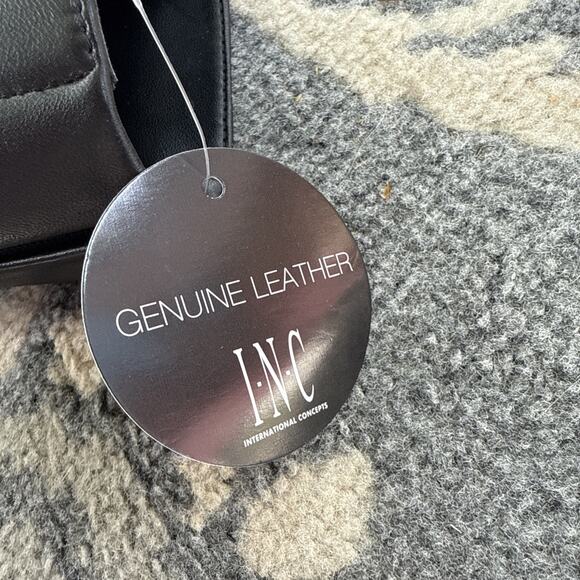 INC International Concepts Women's Tabithaa Leather Over The Knee Black 9 M NIB - Picture 8 of 9